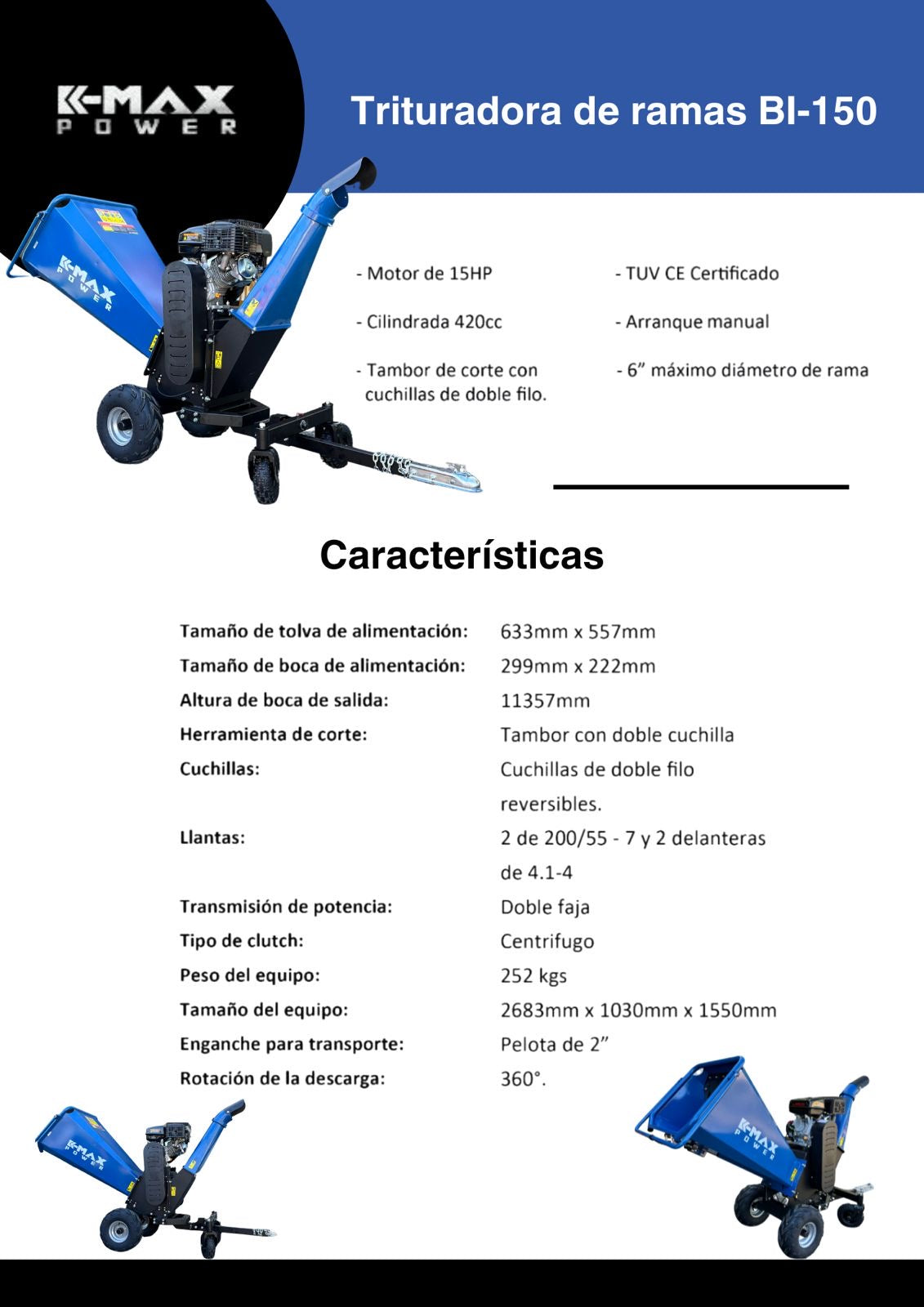 Trituradora de Ramas